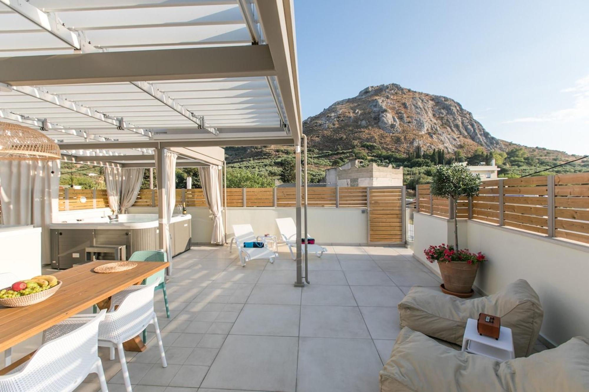Villa Ekaterini Luxury House Lefkogeia Esterno foto